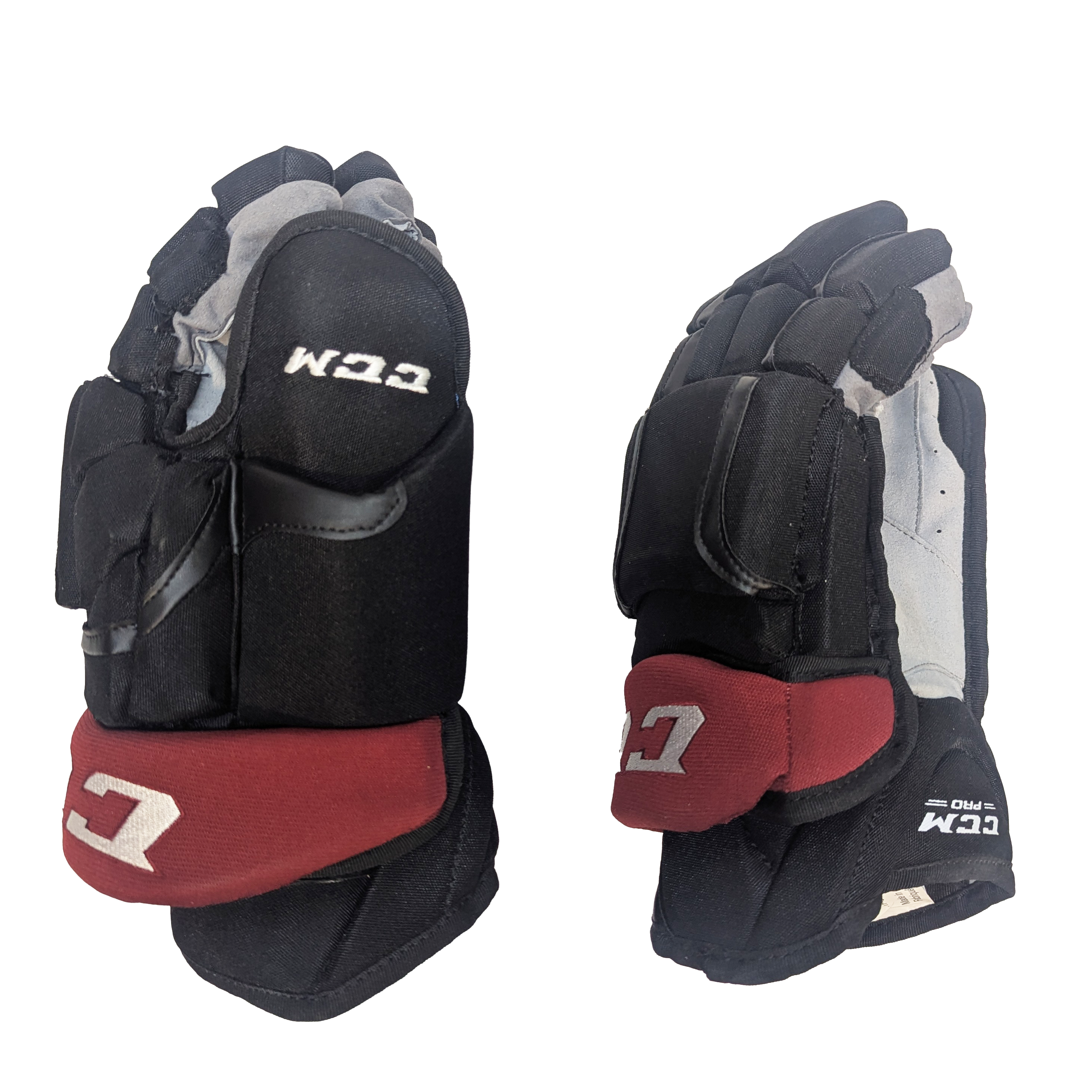 CCM HG12 - Gant NHL Pro Stock - Coyotes de l'Arizona (noir/bordeaux)